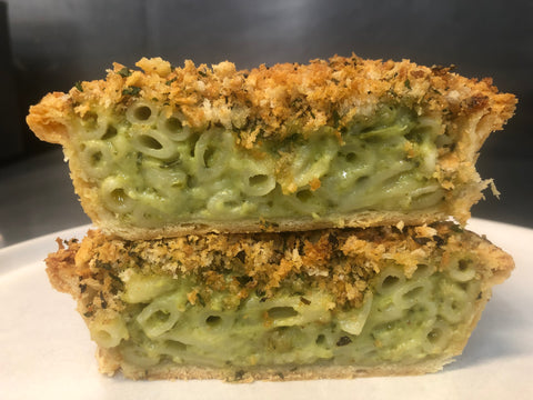 Green Mac & Cheese Pie  (V)